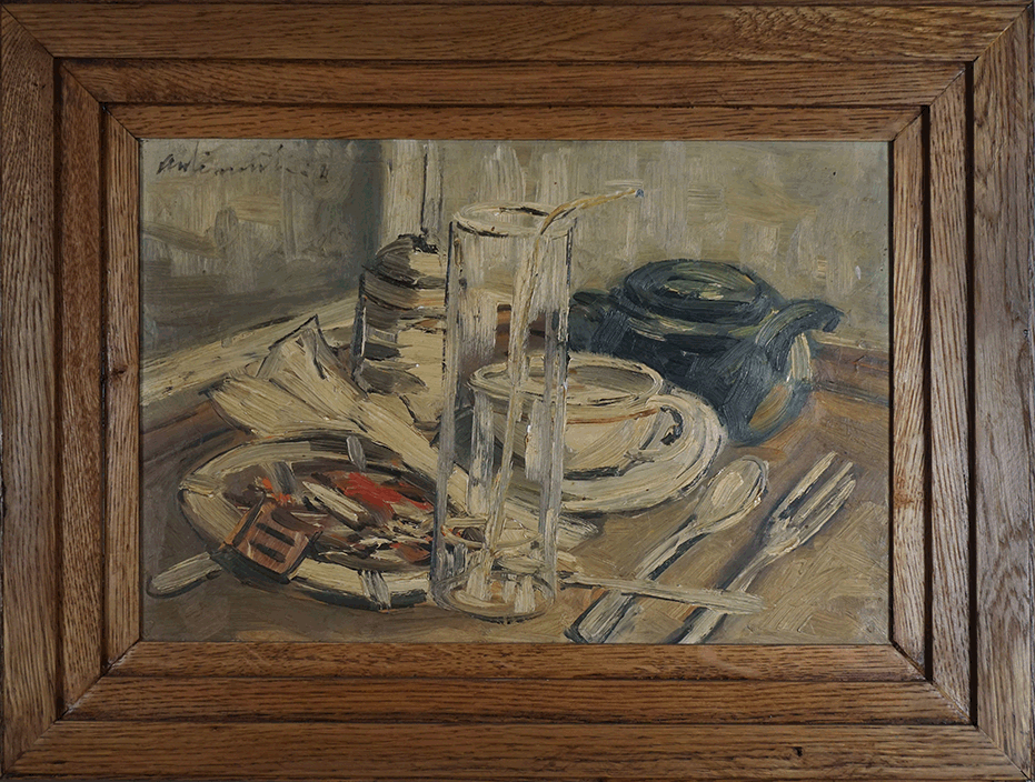 Stilllife with tall glass